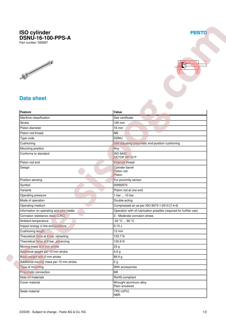 DSNU-16-100-PPS-A