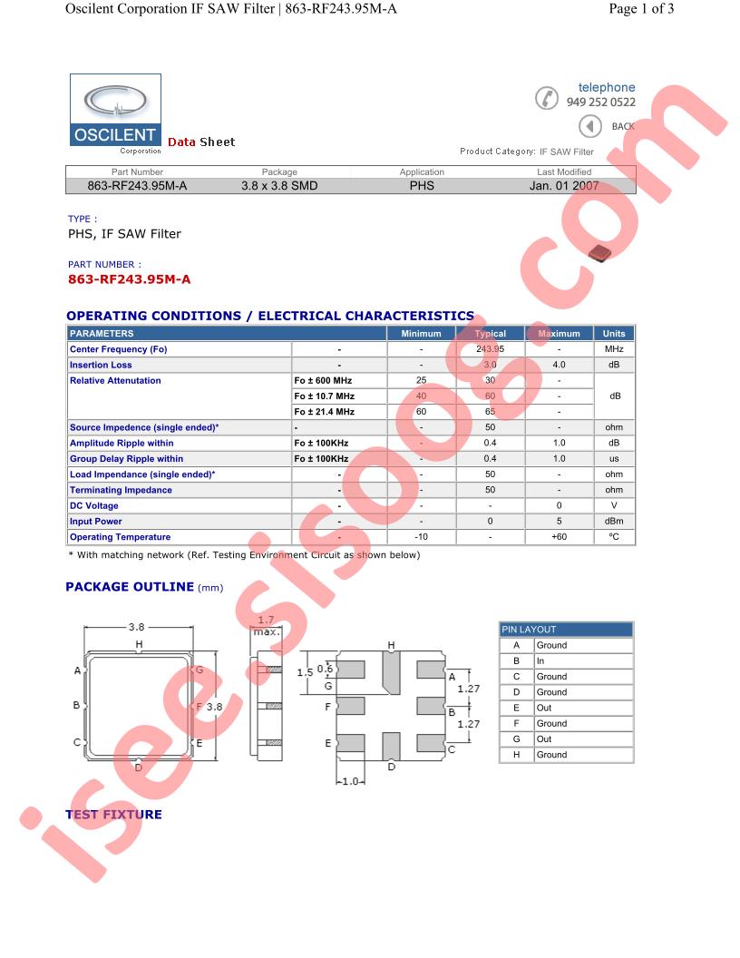 863-RF243.95M-A