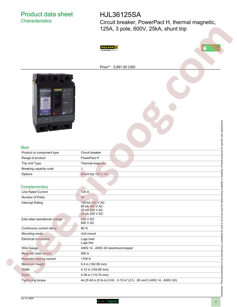 HJL36125SA