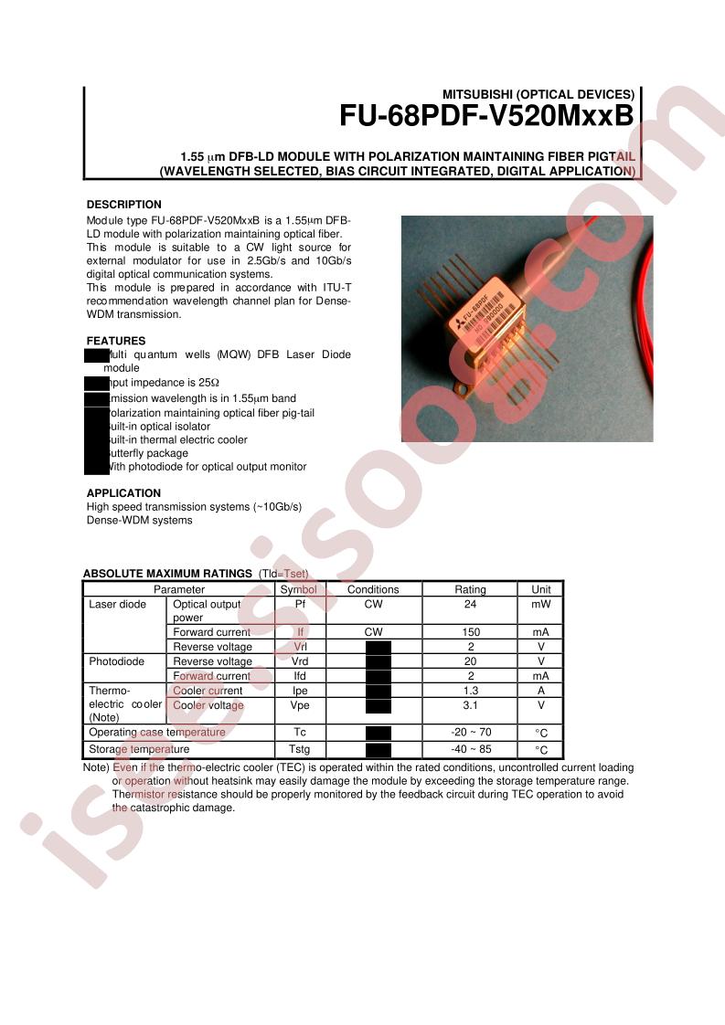 FU-68PDF-520M50B