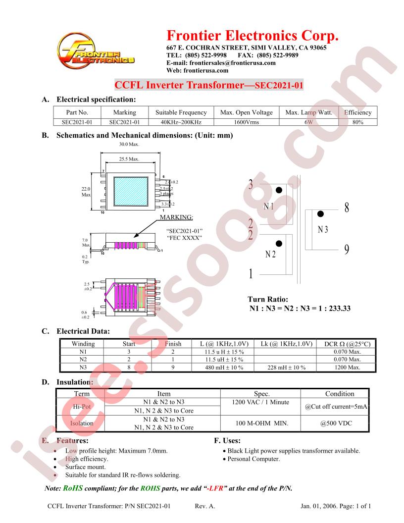 SEC2021-01-LFR