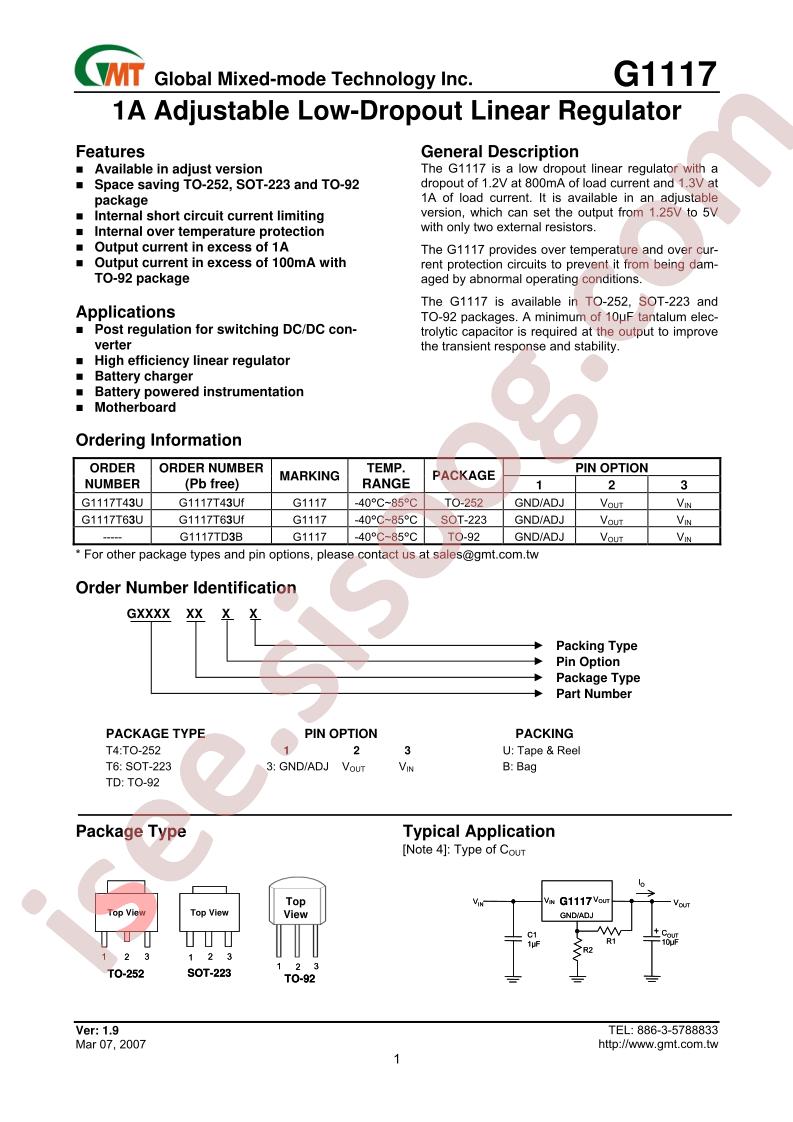 G1117T63UF