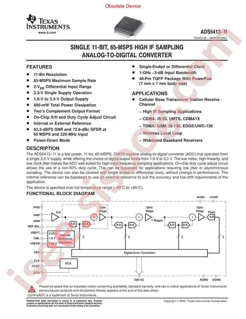 ADS5414-11