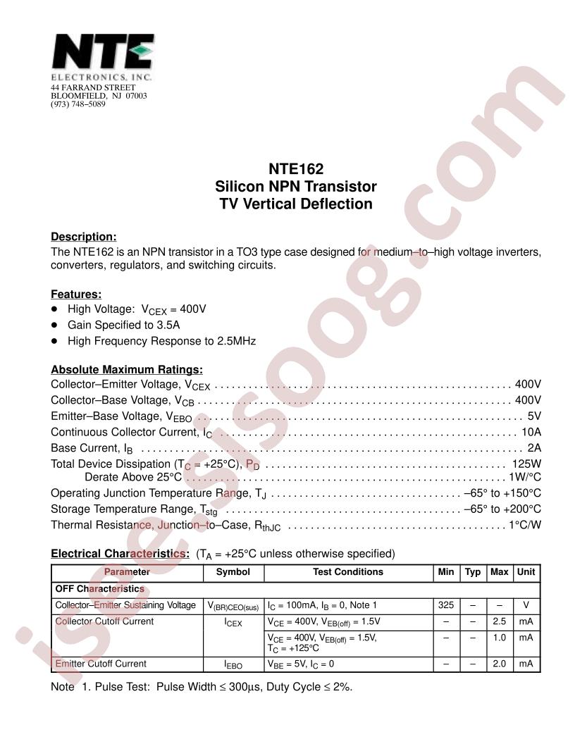 NTE162