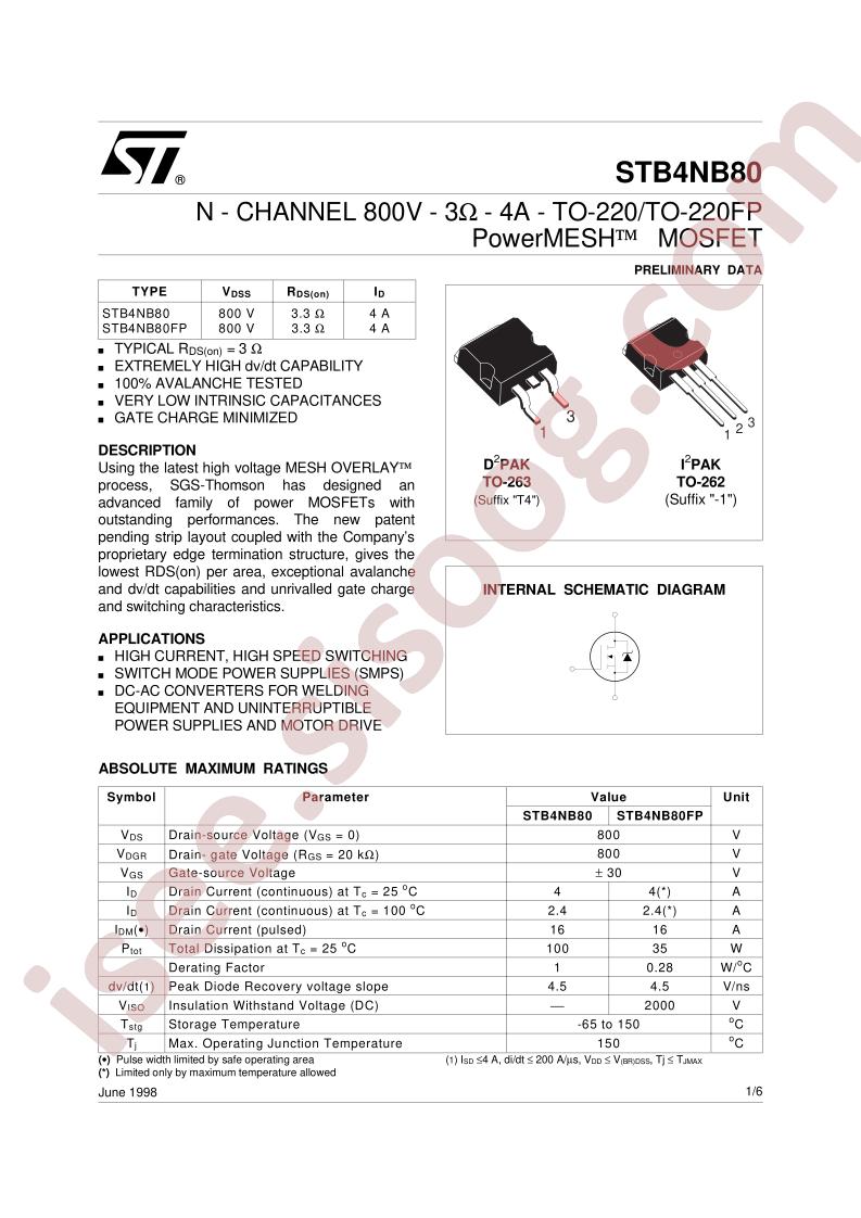 STB4NB80FP