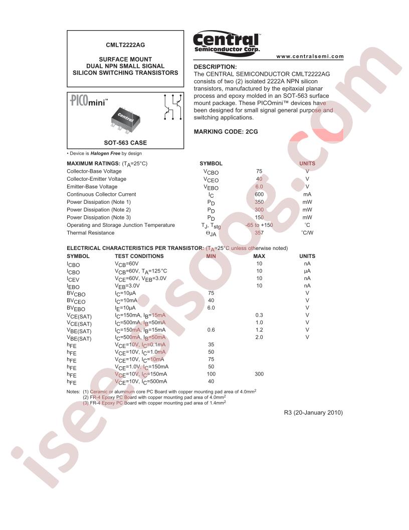 CMLT2222AG