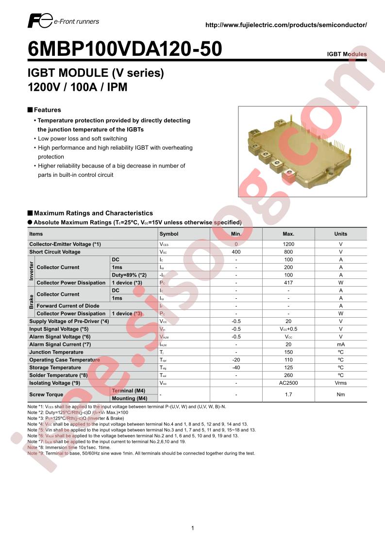 6MBP100VDA120-50