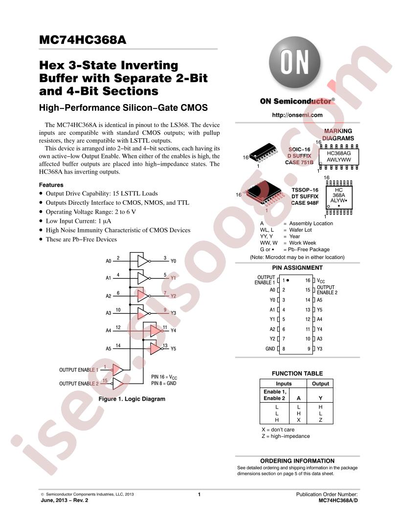 MC74HC368A