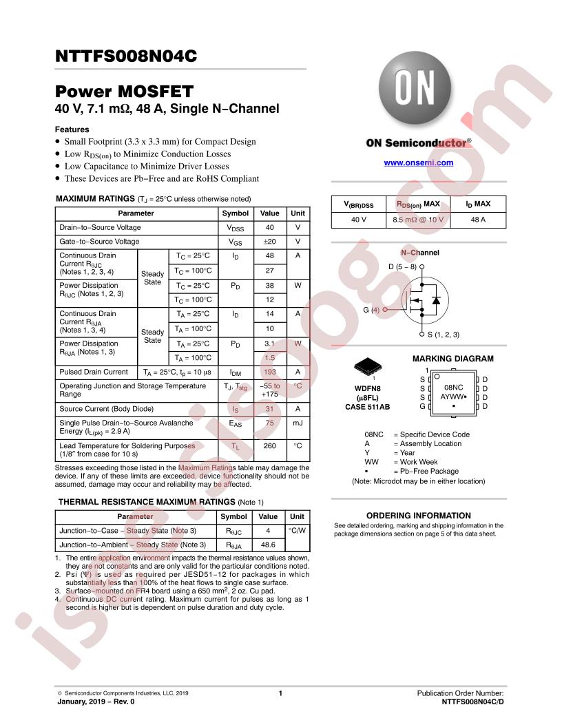 NTTFS008N04CTAG