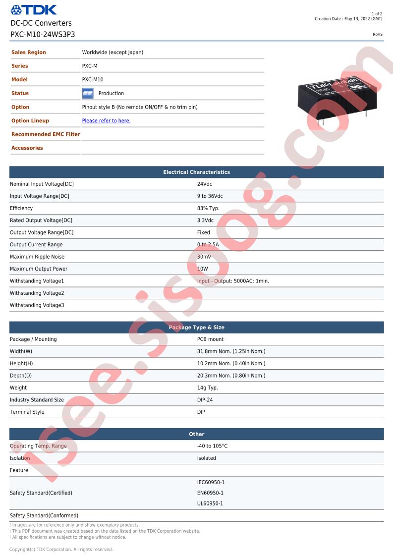 PXC-M10-24WS3P3