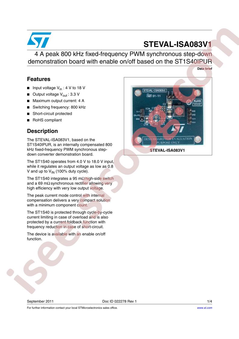 STEVAL-ISA083V1