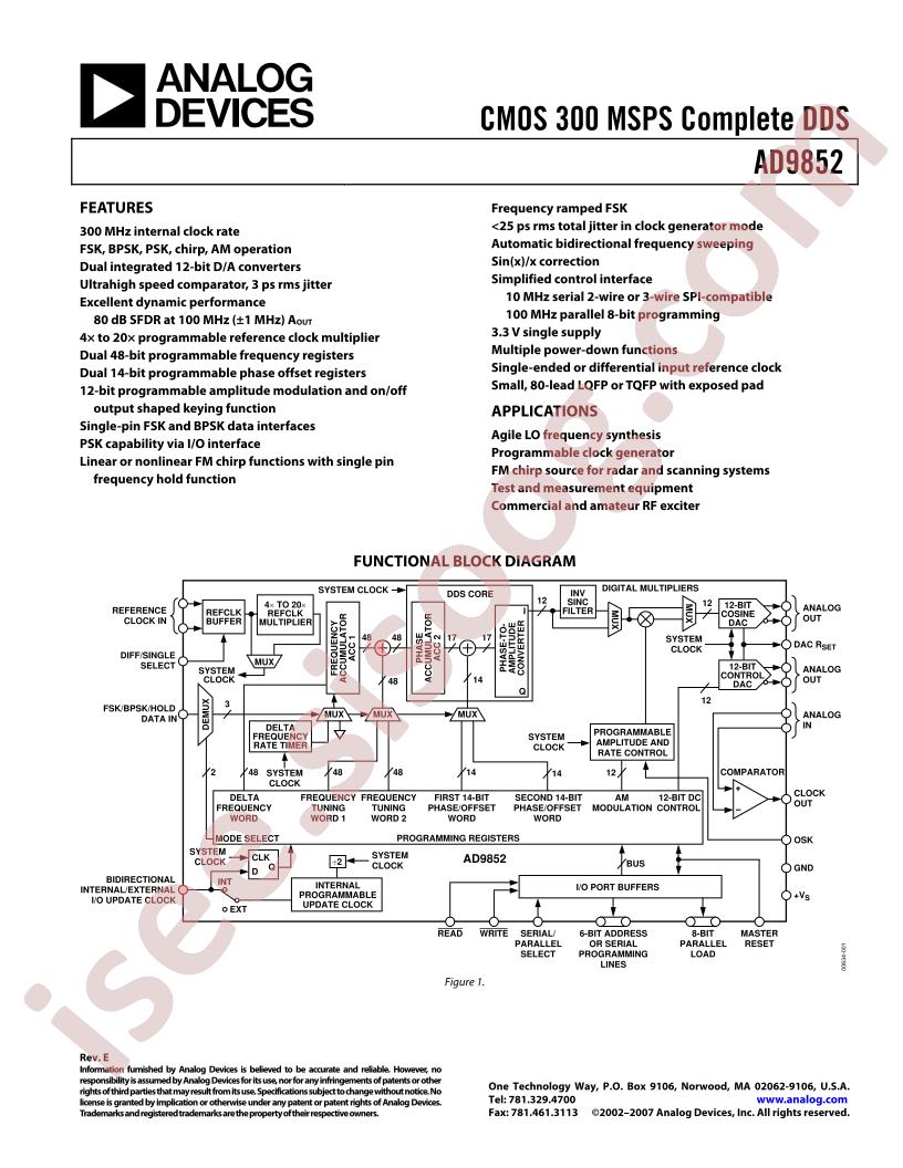 AD9852AST