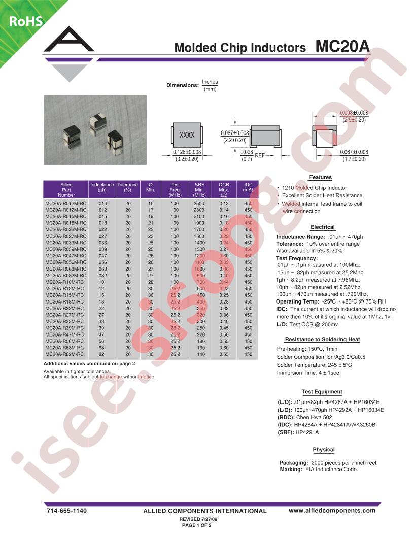 MC20A-R056M-RC