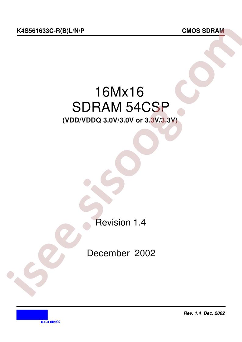 K4S561633C-RL