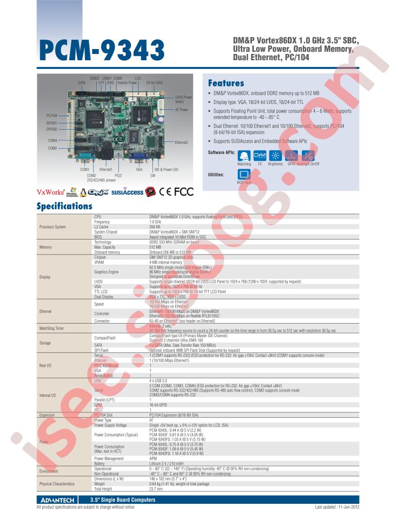 PCM-9343F-S6A1E