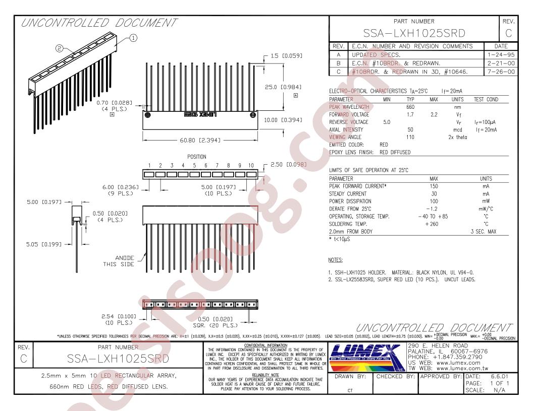 SSA-LXH1025SRD