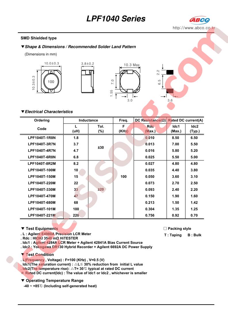 LPF1040T-100M