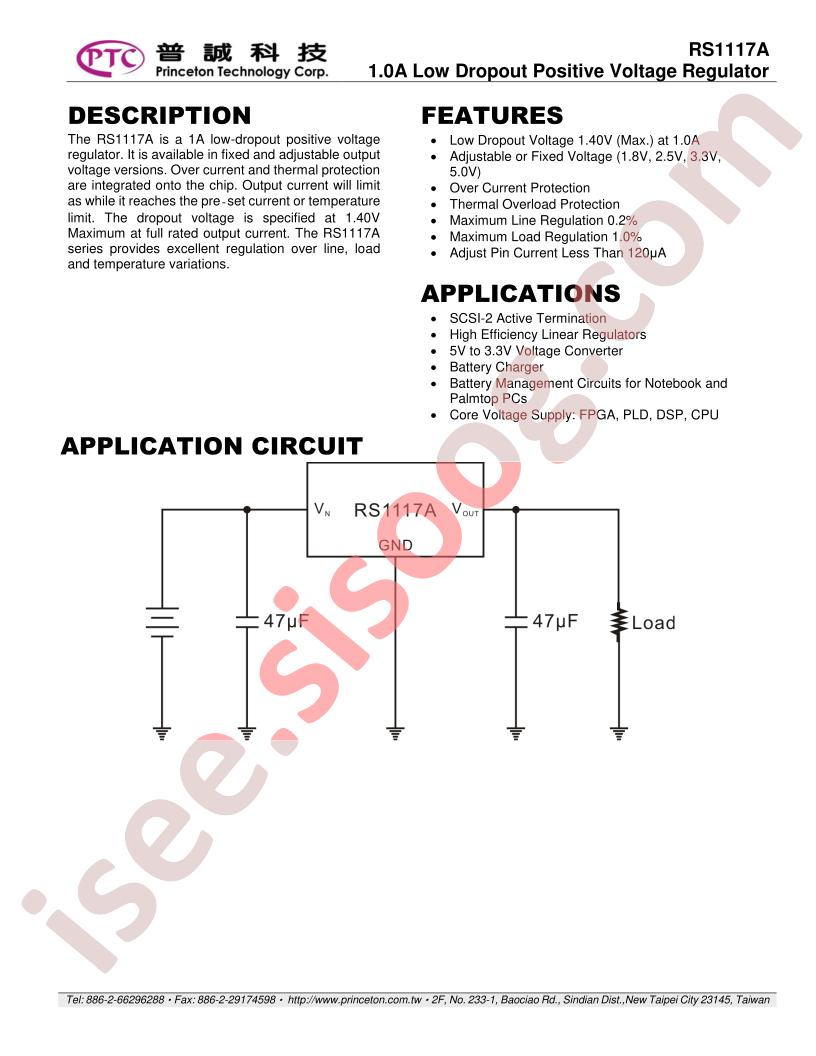 RS1117A-M25P