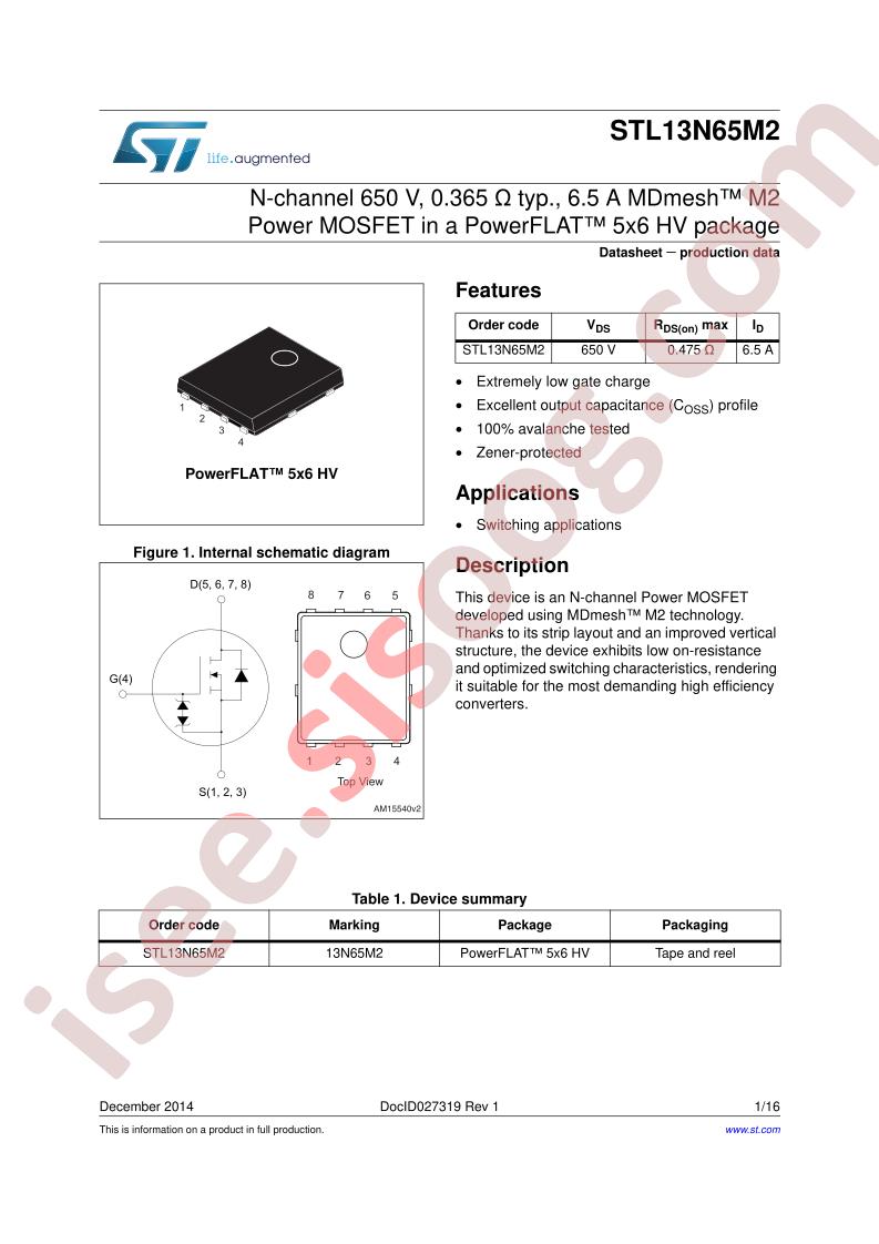 STL13N65M2