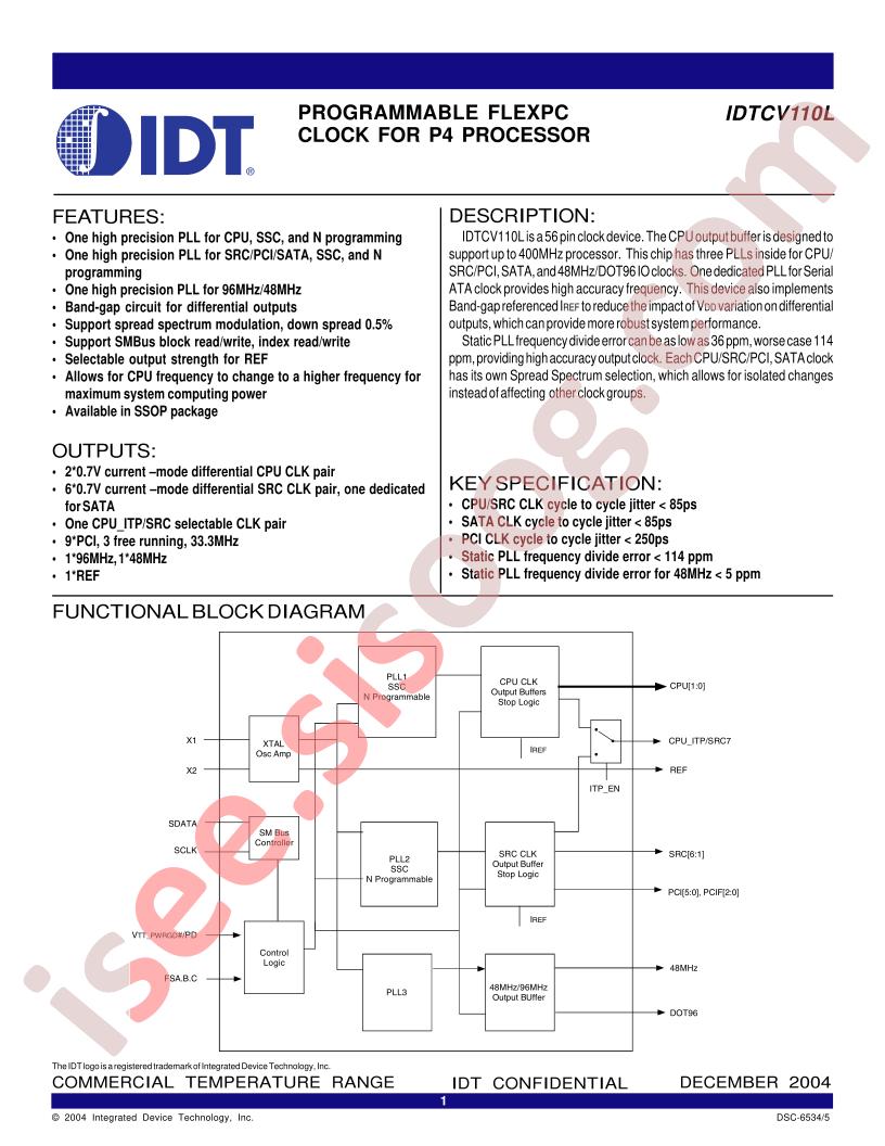 IDTCV110L