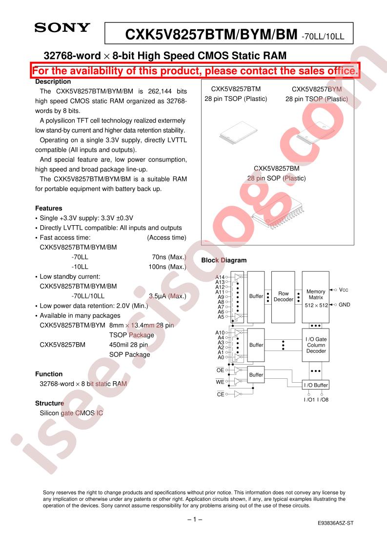 CXK5V8257BM