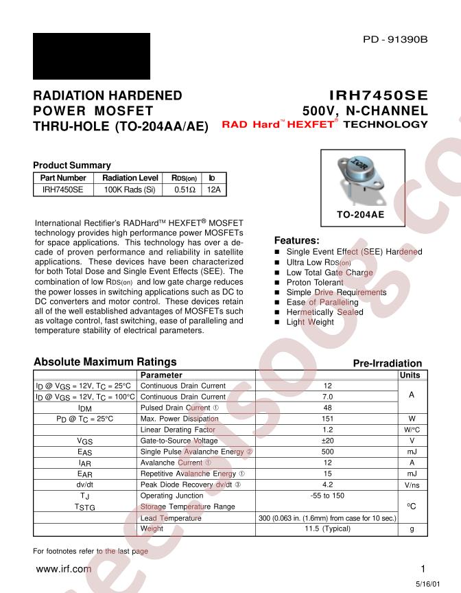 IRH7450SE