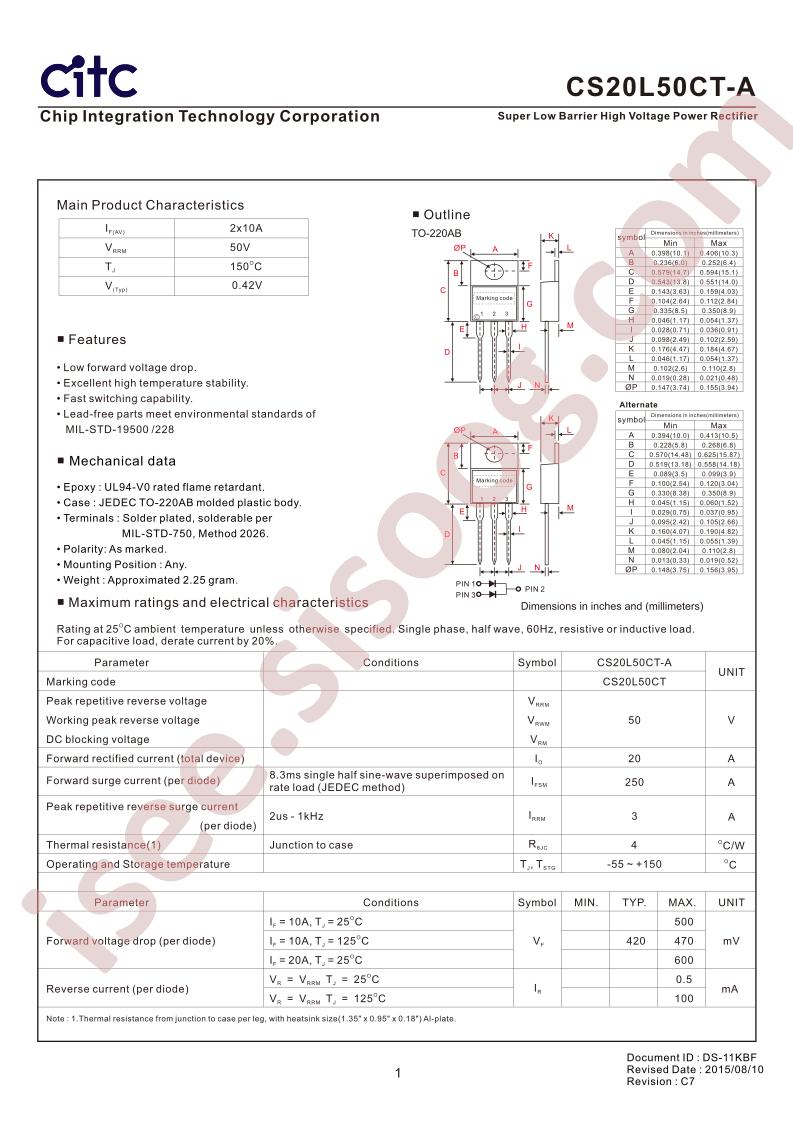 CS20L50CT-A