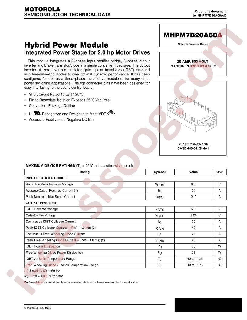 MHPM7B20A60A