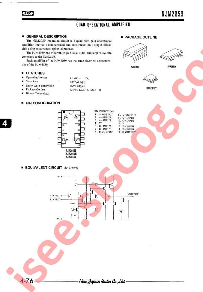 NJM2059V