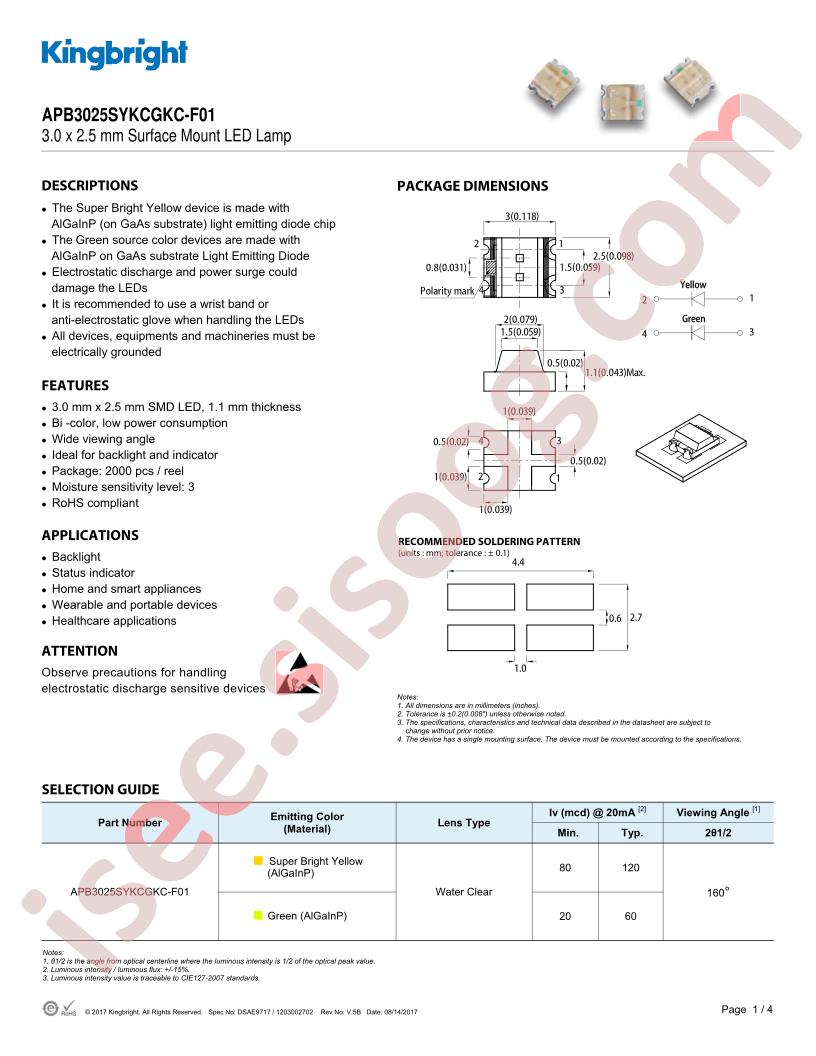 APB3025SYKCGKC-F01