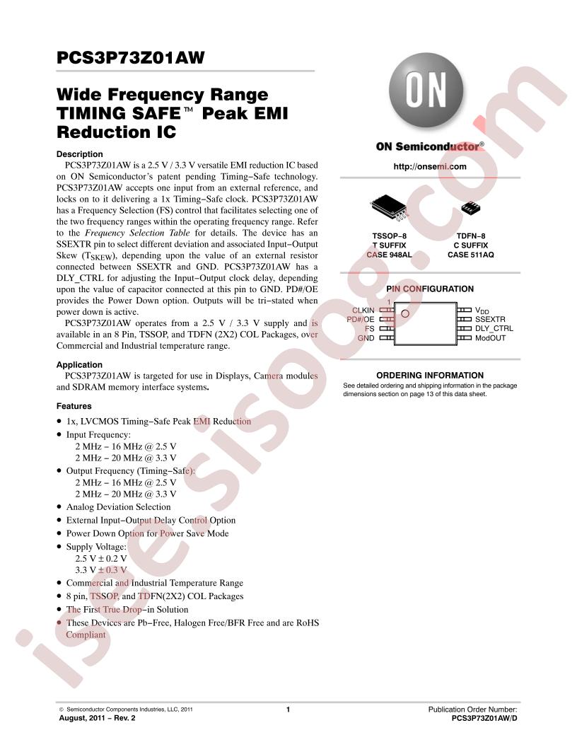 PCS3P73Z01AWG-08-CR