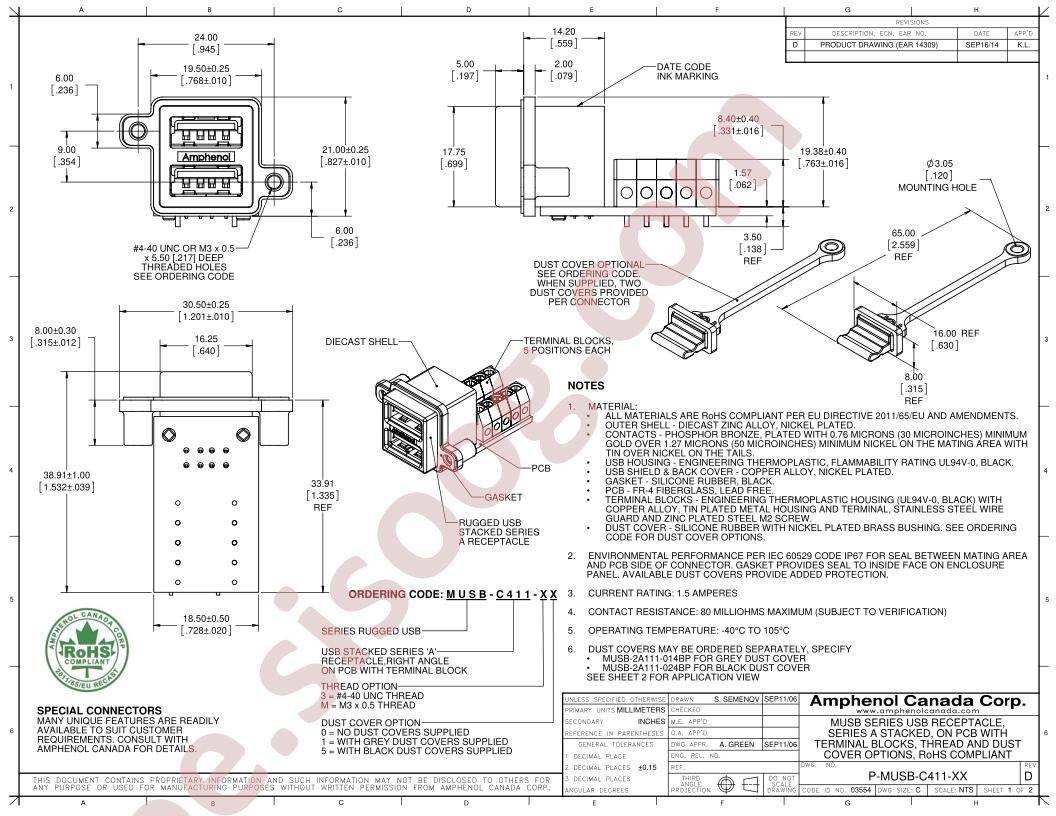 P-MUSB-C411-XX