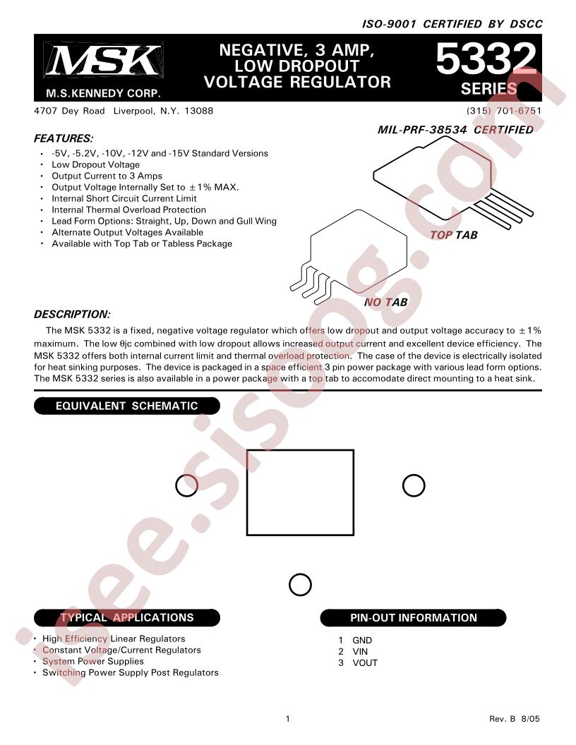 MSK5332-15TS