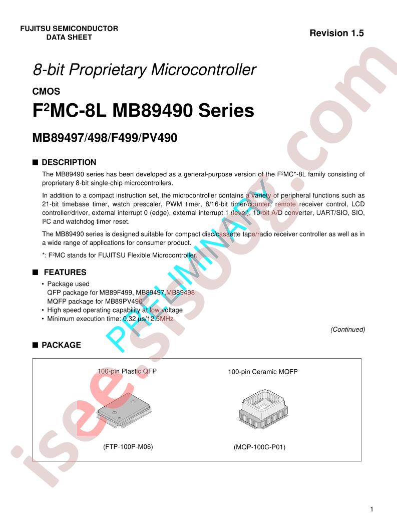 MB89F499PF