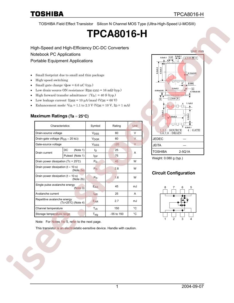 TPCA8016-H