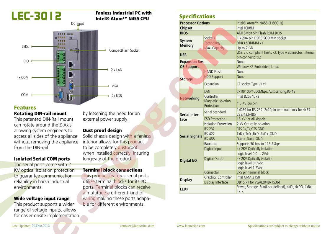 LEC-3012