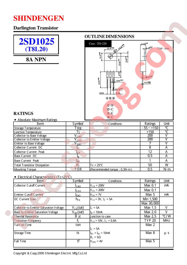 2SD1025