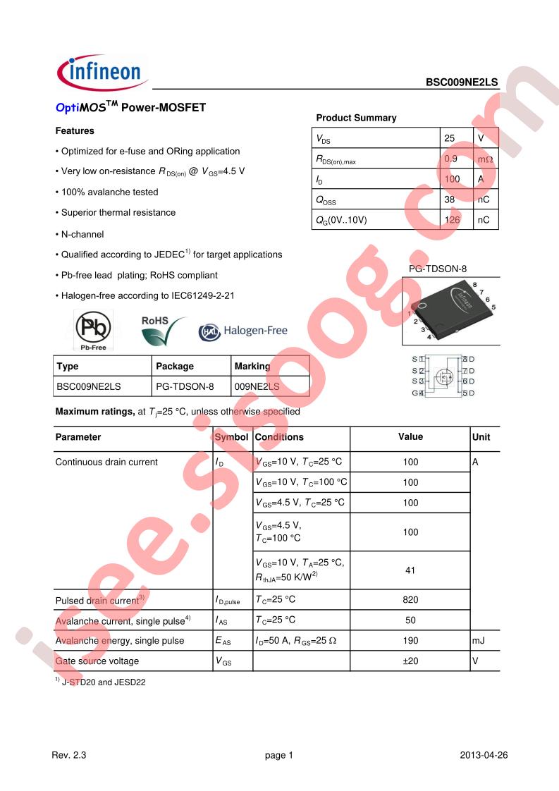 BSC009NE2LS