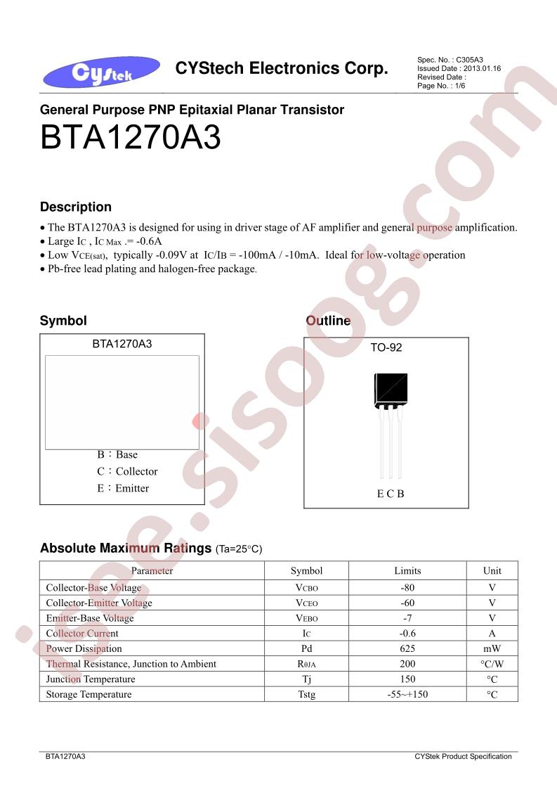 BTA1270A3