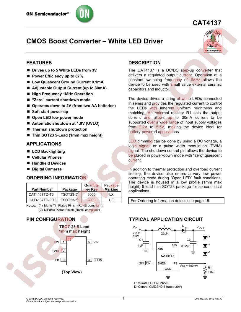 CAT4137TD-T3