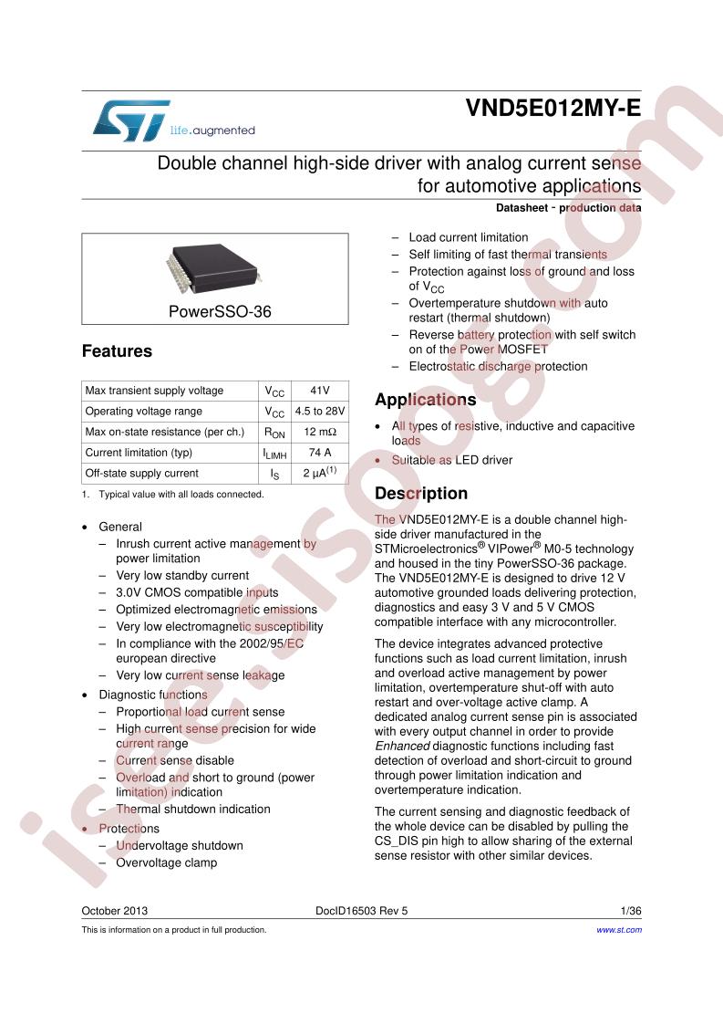 VND5E012MY-E