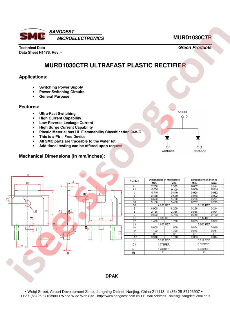 MURD1030CTR