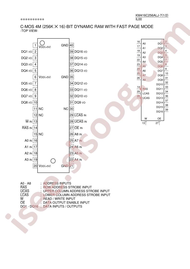 KM416C256ALJ-7