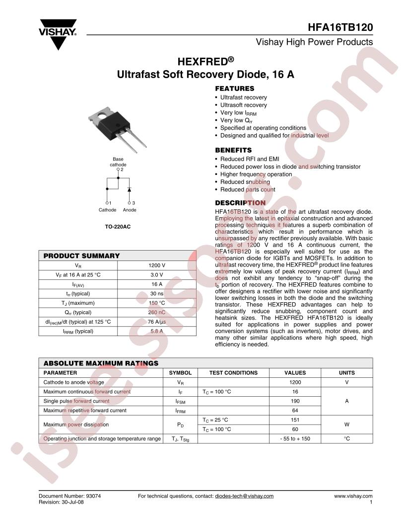 HFA16TB120