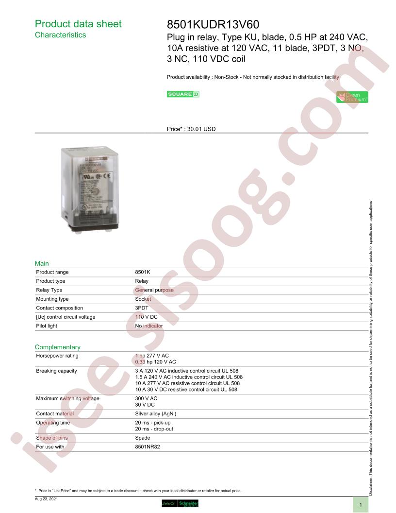 8501KUDR13V60