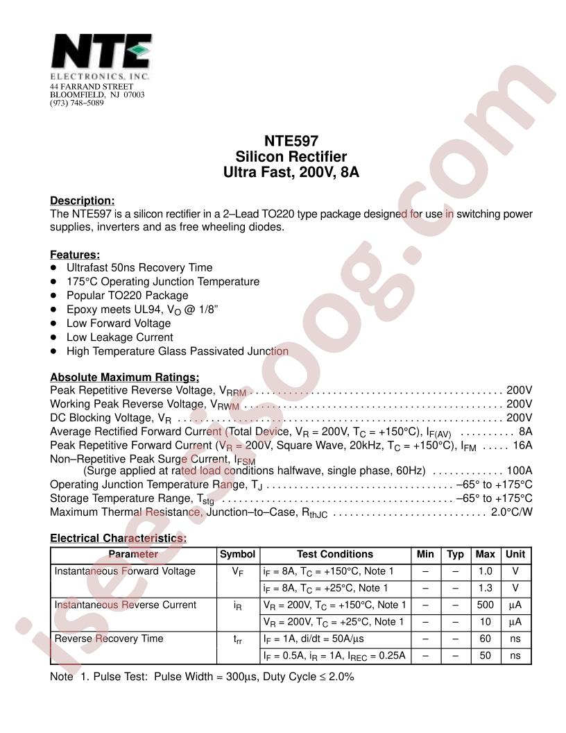 NTE597