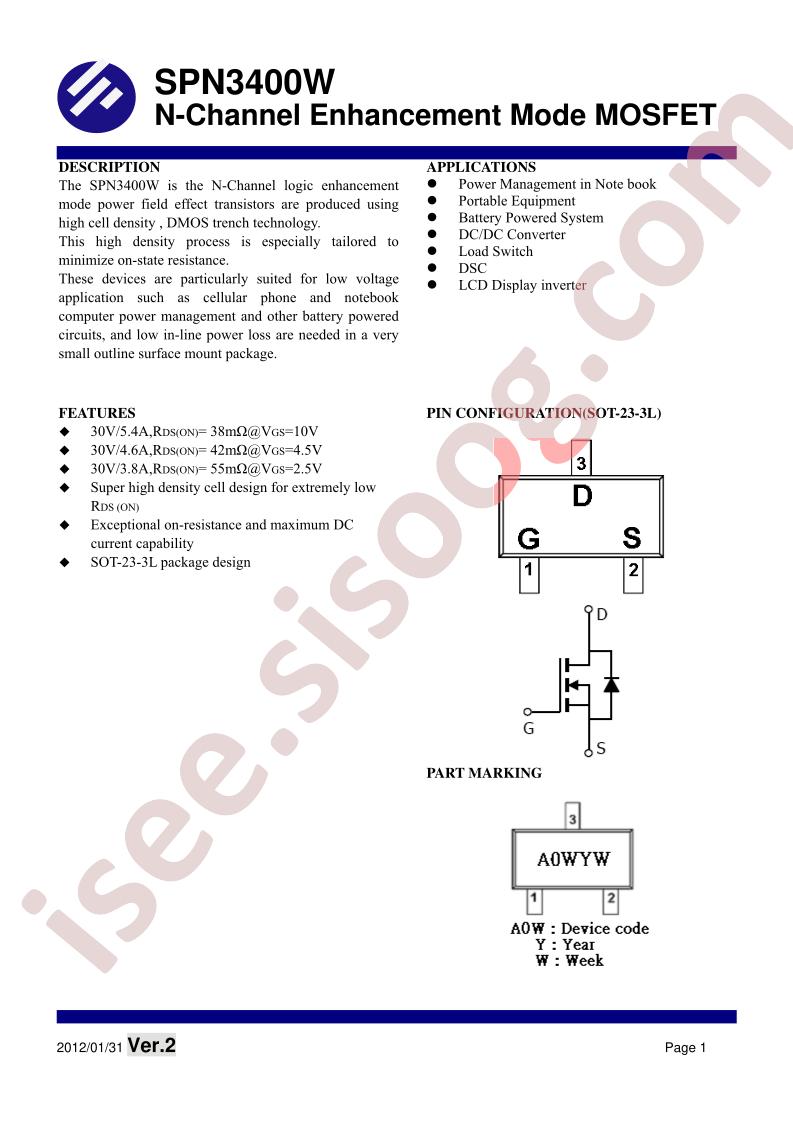 SPN3400W