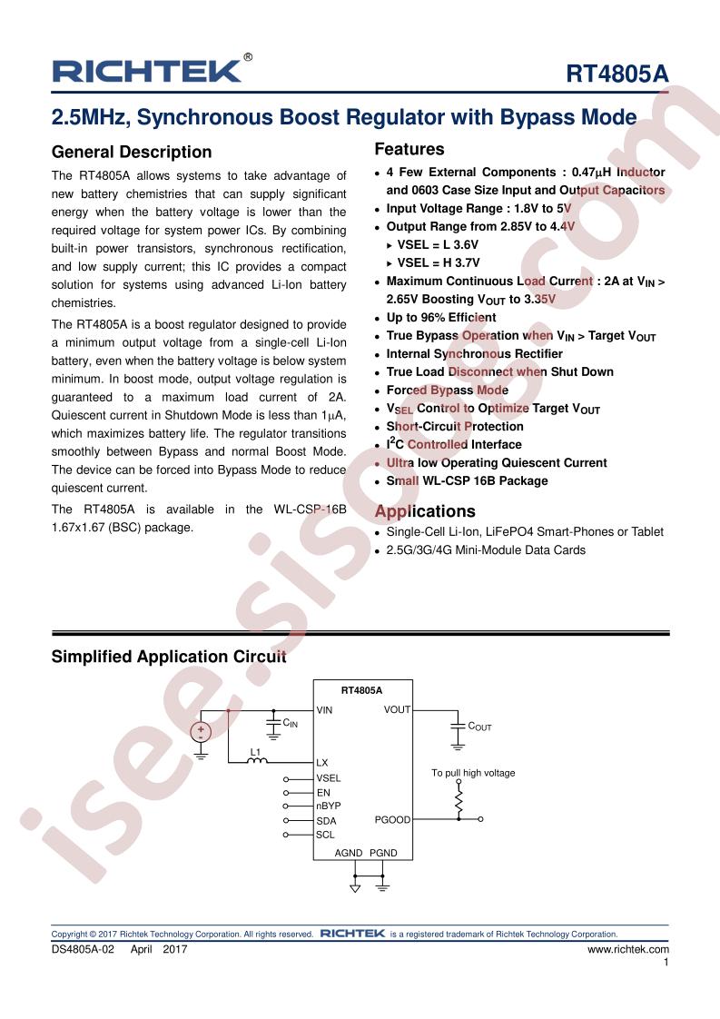RT4805AWSC