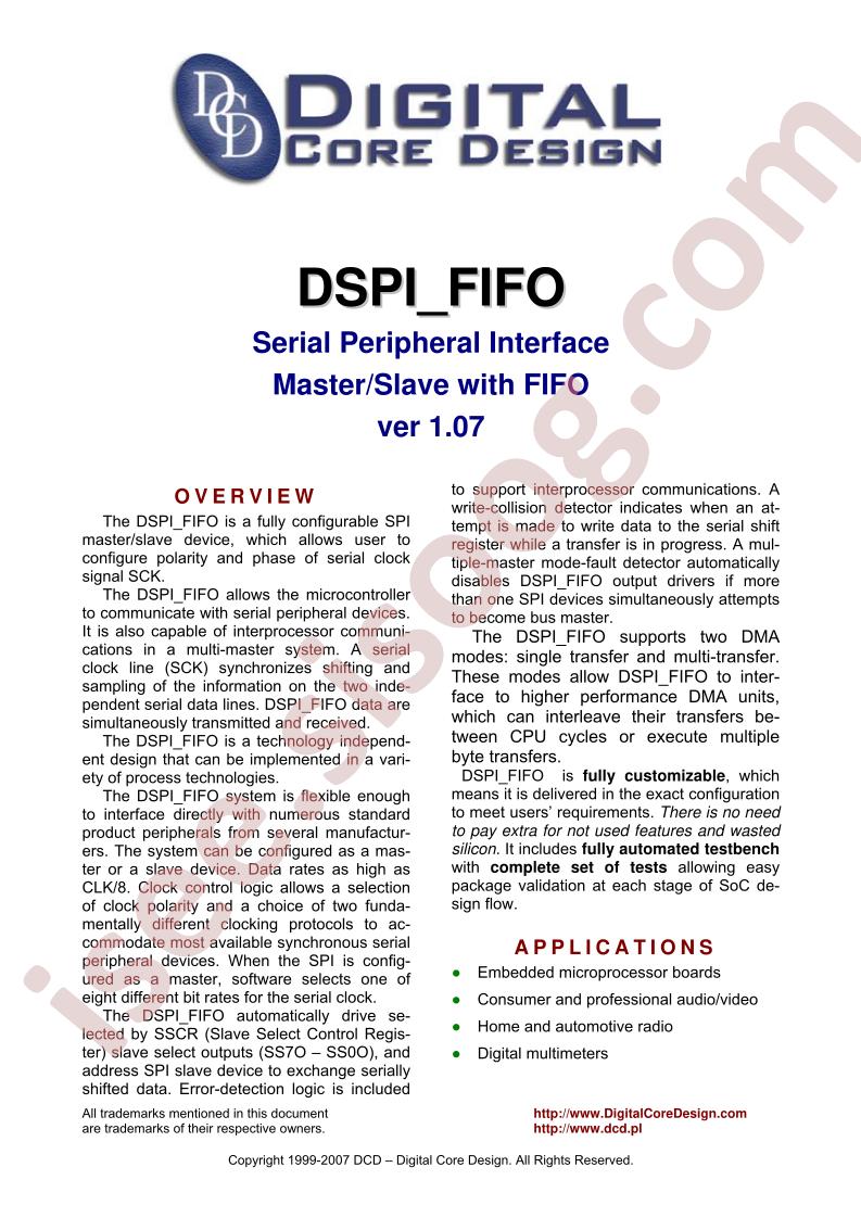 DSPI-FIFO