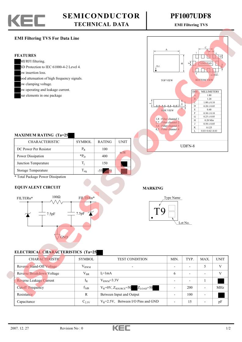PF1007UDF8